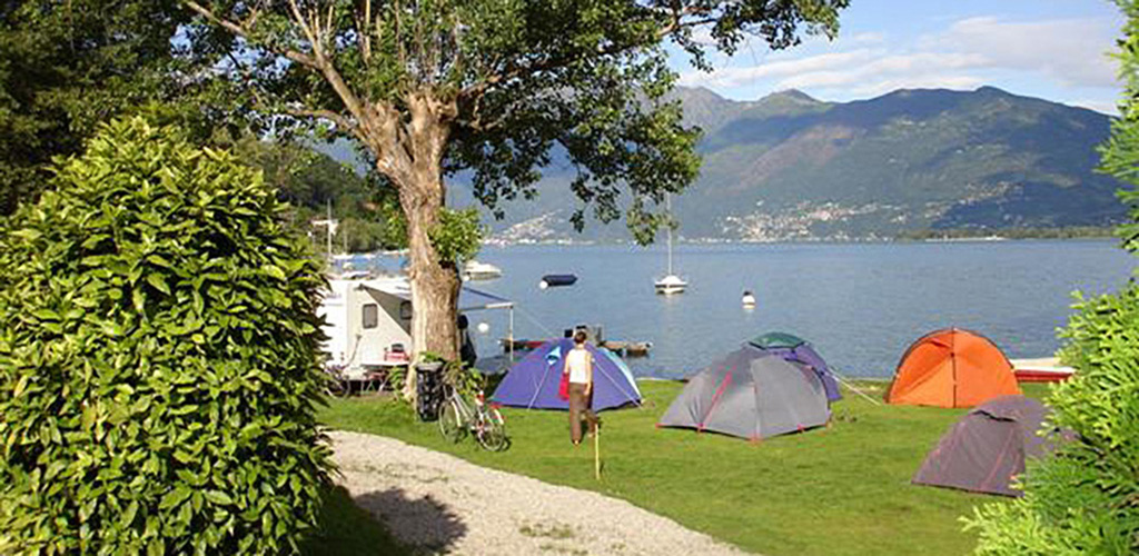 TCS Camping Bellavista - Camping in Gambarogno on Lake Maggiore