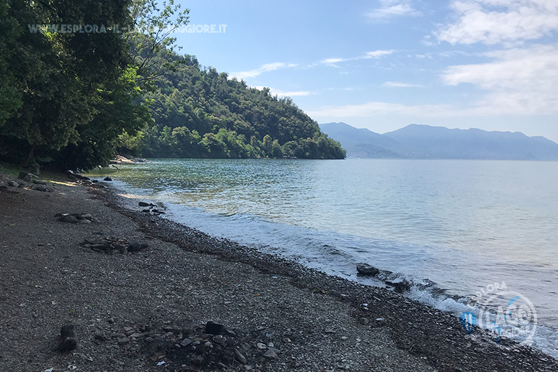 Spiaggia Ronco delle Monache (Maccagno) - Lago Maggiore
