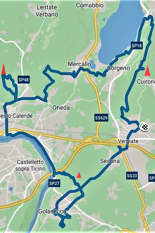 Itinerari Mtb Lago Maggiore - 3 Punte