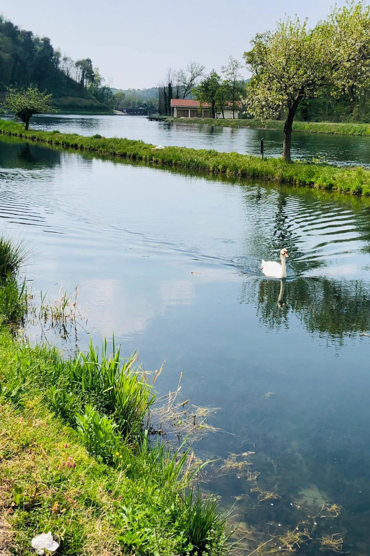 Diga del Panperduto a Somma Lombardo - Lago Maggiore accessibile