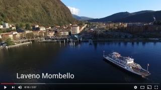 Video con drone realizzato a Laveno-Mombello