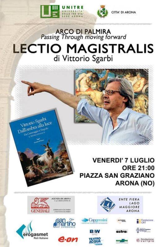 Vittorio Sgarbi ad Arona