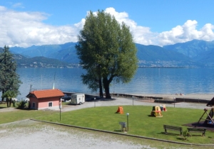 Spiaggia Lido di Zenna a Maccagno sul Lago Maggiore
