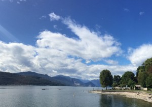 Spiaggia di Arolo a Leggiuno sul Lago Maggiore