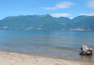 Spiaggia Il boschettino a Germignaga sul Lago Maggiore