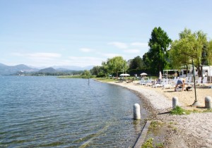 Spiaggia Lido di Lisanza a Sesto Calende sul Lago Maggiore